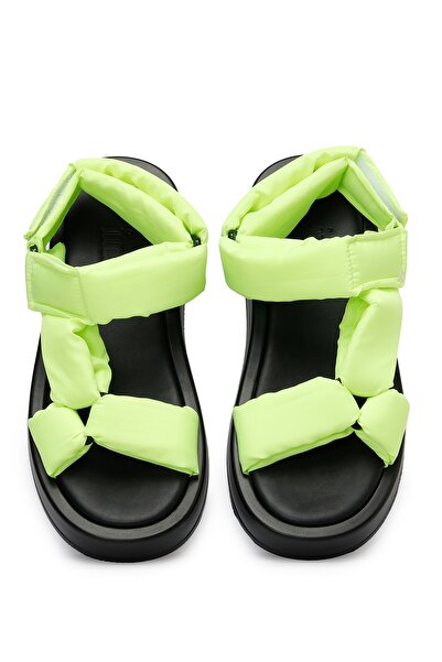 İnci İncı Elwıs 3Fx Green Women's Thick Sole Sandals