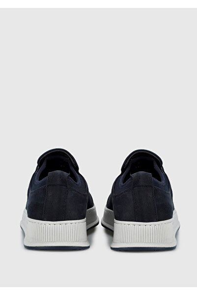 Provoq Leather Men's Shoes - Navy Blue