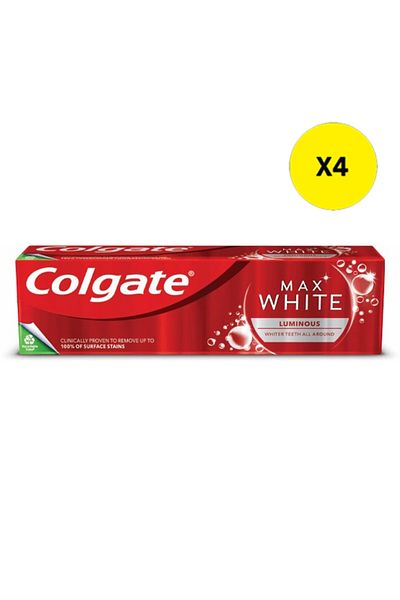Colgate X4 - COLGATE PASTA DINTI 75ML MAX WHITE ONE LUMINOUS