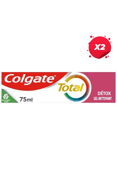 Colgate X2 - COLGATE TOOTHPASTE 75ML TOTAL DETOX