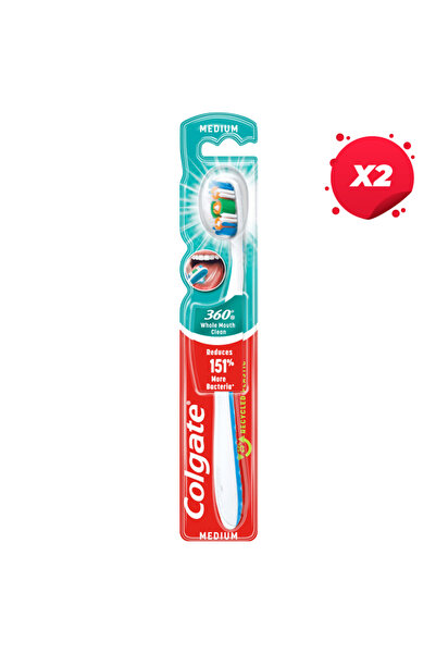 Colgate X2 - COLGATE PERIUTA DINTI 360 WHOLE MOUTH CLEAN MEDIUM