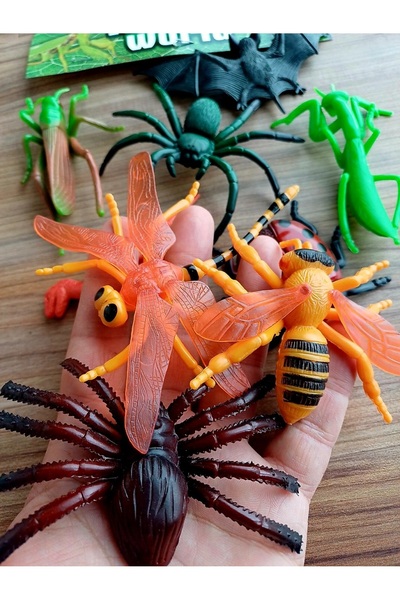 OYUNCAKSAHİLİ Sürüngen Hayvanlar Korku Şaka Yapma Peygamber Devesi Çekirge Örümcek Tarantula Trex Yusufcuk 9lu