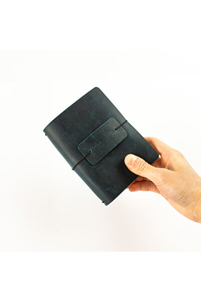 noft Pasaport Boy Travel Notebook Deri Defter Kılıfı - Seyahat Defteri - 11 x...