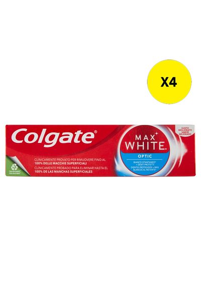 Colgate X4 - COLGATE TOOTHPASTE 75ML MAX WHITE ONE OPTICAL