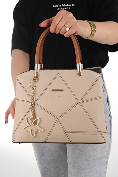 By Hakan Women's Shoulder Handbag, Shoulder Bag, Crossbody Bag and Sand-Tan