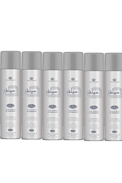 ALREHAB الرحاب ملطف جو سلفر 6 علب * 300 مل المجموعه 1800 مل