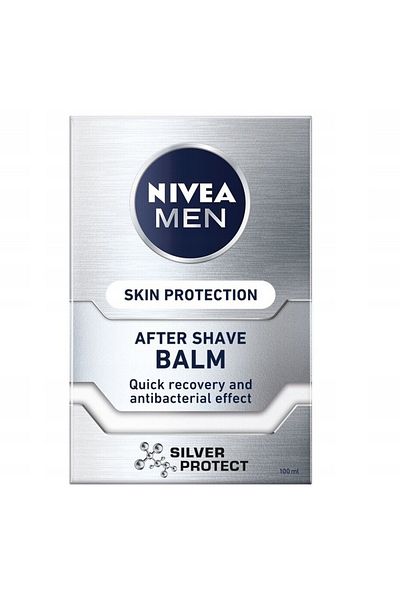 NIVEA AFTER SHAVE BALSAM 100ML SILVER PROTECT