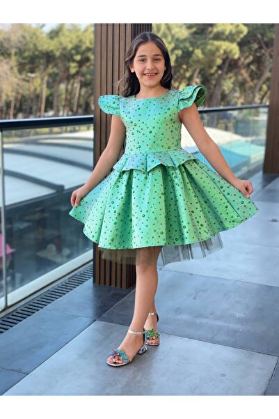 STYLENEST Kız Çocuk Bayramlık Doğum Günü Mezuniyet Abiye Elbise