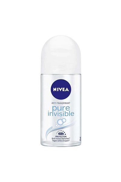 NIVEA ANTIPERSPIRANT ROLL ON 50ML PURE INVISIBLE