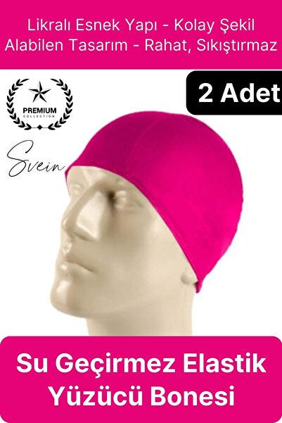 Svein Шапочка для плавання з водонепроникної тканини, 2 шт., підходить для вс...