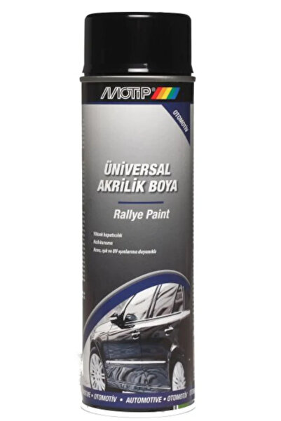Motip Mat Siyah Üniversal Akrilik Sprey Boya 500ml