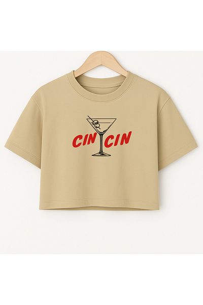 Elvellon Cin Cin Special Design Oversize Crop Top Bustier