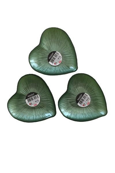 ARDA CAM 3-Piece Snack Bowl Presentation Decorative Plate 13 cm
