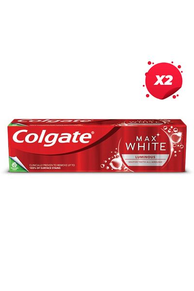 Colgate X2 - COLGATE PASTA DINTI 75ML MAX WHITE ONE LUMINOUS