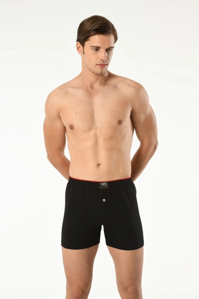 Mfö Life İç Giyim 5 штук чоловічих боксерів з 100% бавовни, з застібкою спереду на талії