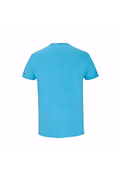 BABOLAT Βαμβακερό J. Lebron Unisex Μπλε μπλουζάκι Padel UNISEX PADEL T-SHIRT 6MS25442
