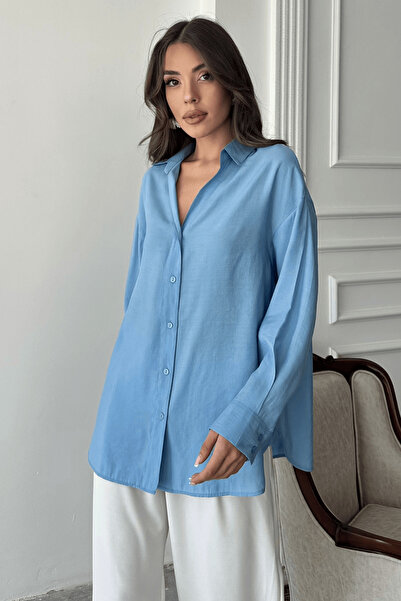 Paw Garage Γυναικείο πουκάμισο Freya Modal Fabric oversized