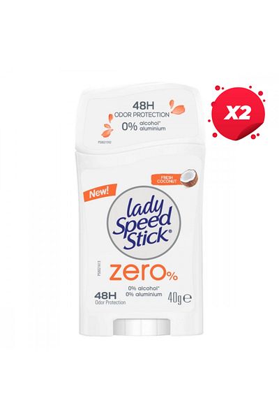 Lady Speed Stick X2 - LADY SPEED STICK ANTIPERSPIRANT STICK 40G FRESH COCONUT