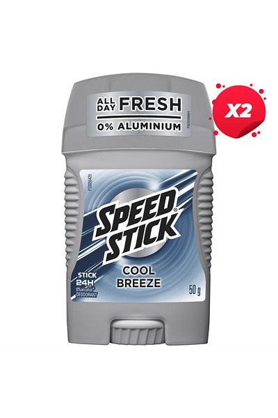 MENNEN SPEED STICK X2 - MENNEN SPEED STICK ANTIPERSPIRANT STICK 50G COOL BREEZE