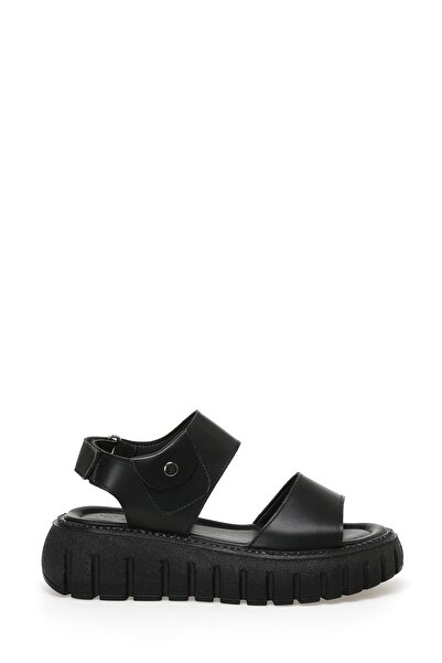 Butigo Tony 3fx Black Women's Thick Sole Sandals