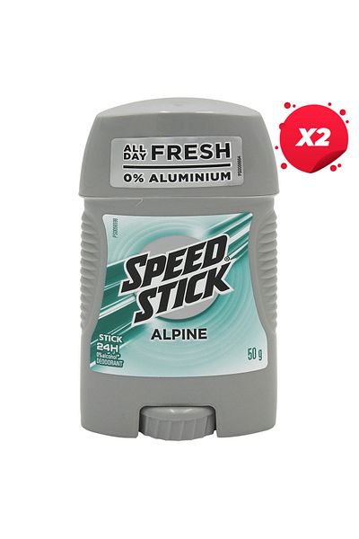 MENNEN SPEED STICK X2 - MENNEN SPEED STICK ANTIPERSPIRANT STICK 50G ALPINE