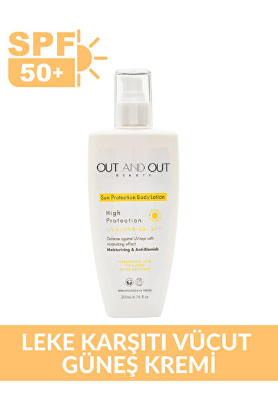 Out and Out Beauty كريم الجسم الواقي من الشمس - لوشن الجسم للحماية من الشمس 5...