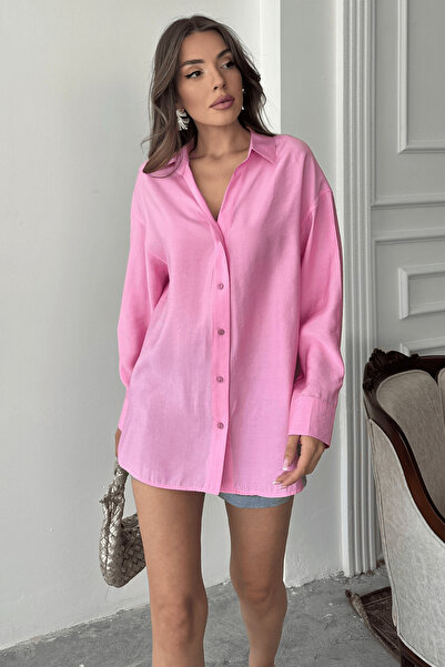 Paw Garage Γυναικείο πουκάμισο Freya Modal Fabric oversized