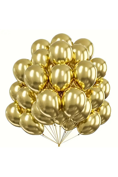 party world 30 بالونة كروم لاتكس 12 بوصة (اختيار اللون)