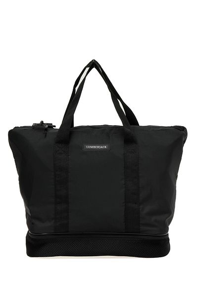 lumberjack UL BLOOM 37GYM 3PR Schwarze Unisex-Sporttasche