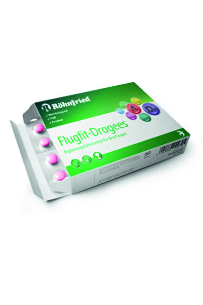 Röhnfried Flugfit Drajeler Vitamin, Aminoasit, Bal ve Karbonhidrat Kombinasyo...