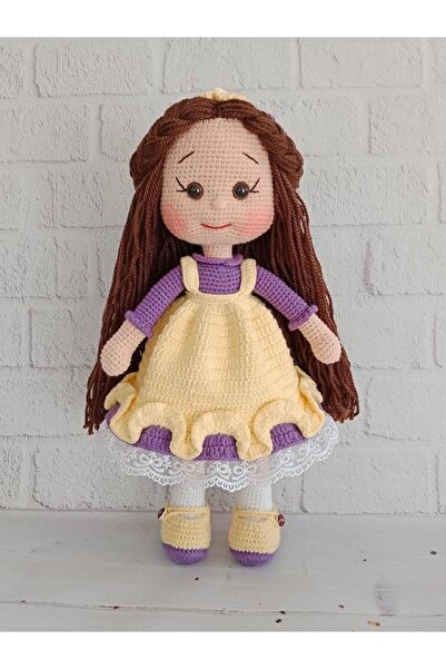 OYUNCAKPARK Mor Merve Bebek Amigurumi Organik Oyuncak