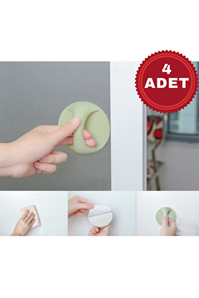 Genel Markalar 4 Adet Çok Amaçlı Yapışkanlı Kulp Tutacak Seti
