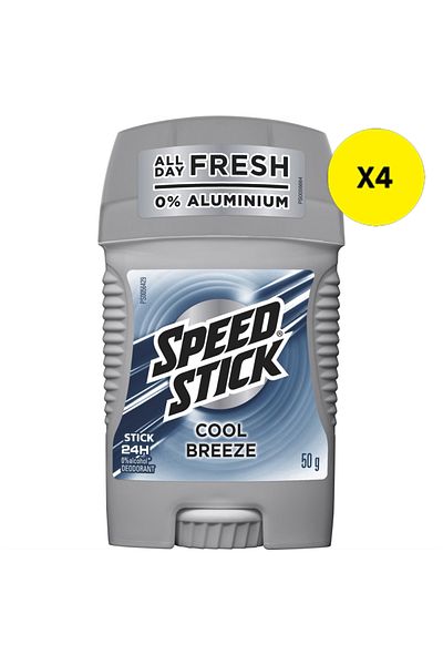 MENNEN SPEED STICK X4 - MENNEN SPEED STICK ANTIPERSPIRANT STICK 50G COOL BREEZE