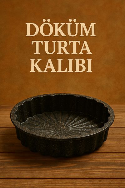 FİTHOME 28 cm Cast Iron Non-Stick Pie and Cheesecake Mold