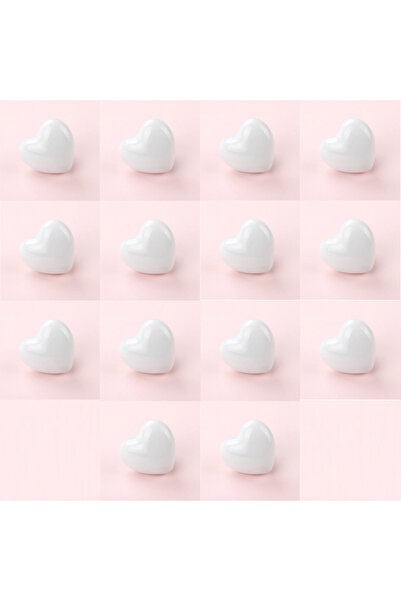 kralkulp 14 Heart White Handle (Furniture Handle)