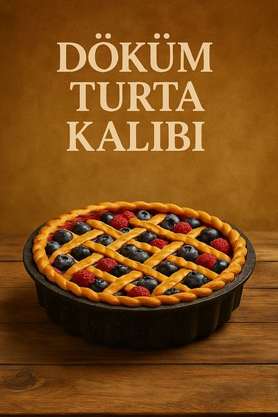 FİTHOME 28 cm Cast Iron Non-Stick Pie and Cheesecake Mold