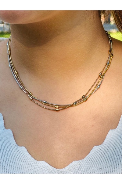 nss sky rock دوريكا 3 ألوان لا تفقد بريقها قلادة من الفولاذ