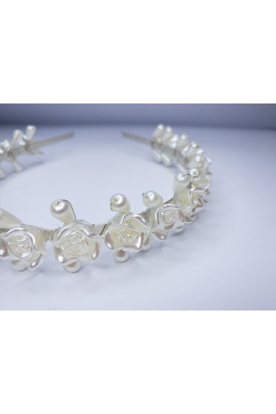 ERYA aksesuar Pearl Crown, Bride, Puerperium, Wedding Crown, Bridal Hair Accessory