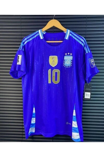 BYSPORTAKUS Arjantin 2024 Yeni Sezon Lionel Messi Deplasman Forması (BLUE)