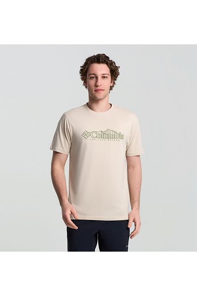 Columbia Tricou cu mânecă scurtă pentru bărbați, marca CSC Peaks
