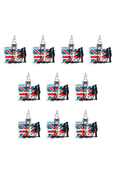 Vera Buzdolabı Magneti - 10 Adet İngiltere Londra Magneti