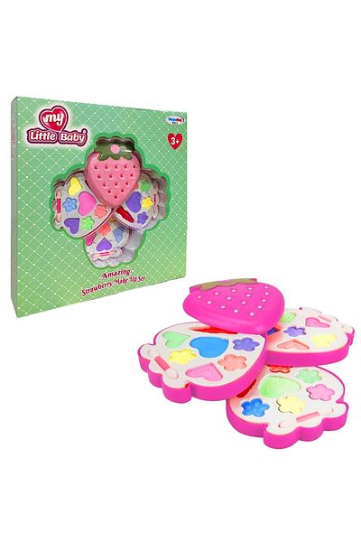 My Little Baby Makeup Set Strawberry Boxed Pink Triple 3+