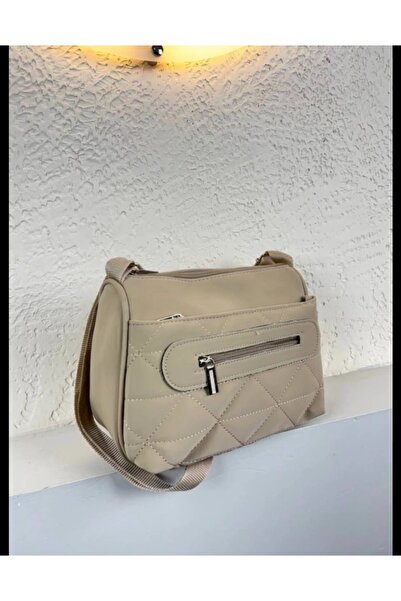 FHD BAGS Kadın Günlük 3 Bölmeli Trend Çapraz Askılı Çanta