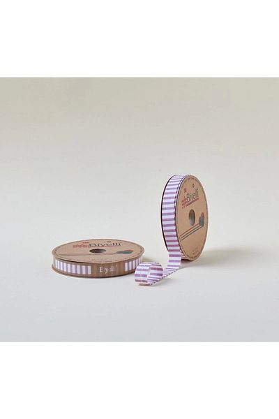 P Parla Piping Thick Striped Layer F07 Dusty Rose 2 cm 25 Meters 65% Cotton 35% Polyester