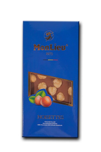 MonLieu Noisettes Bütün Fındıklı Sütlü Belçika Çikolatası, 100g