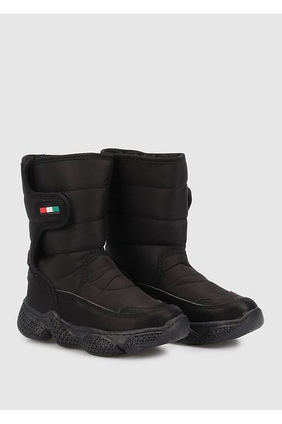 Kiddo Black Snow Boots