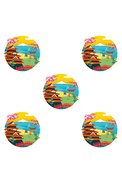 Vera Buzdolabı Magneti - 5 Adet Japonya Tokyo Magneti