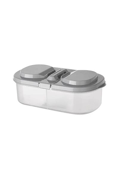 Choice 1pc grey 1PC Healthy Plastic Food Container Portable Lunch Box Capacity Camping Picnic Food Fruit Co