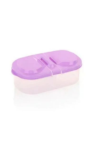 Choice 1pc purple 1PC Healthy Plastic Food Container Portable Lunch Box Capacity Camping Picnic Food Fruit