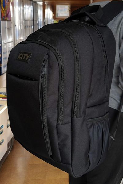 Stok CITY ghiozdan de lux robust cu licență rucsac lat 45 cm 22 cm 30 cm dimensiuni 7 compartimente